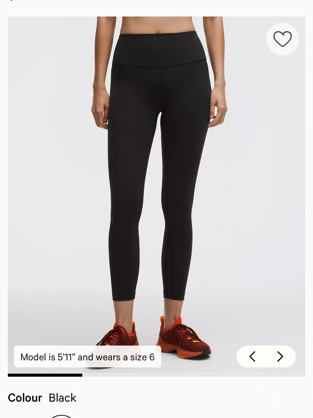 lululemon athletica Black High-Rise Leggings